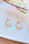 Heliophilia Silver Pendientes de Plata con Circonita